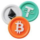 All cryptocurrencies are supported at Sloto King Online Casino